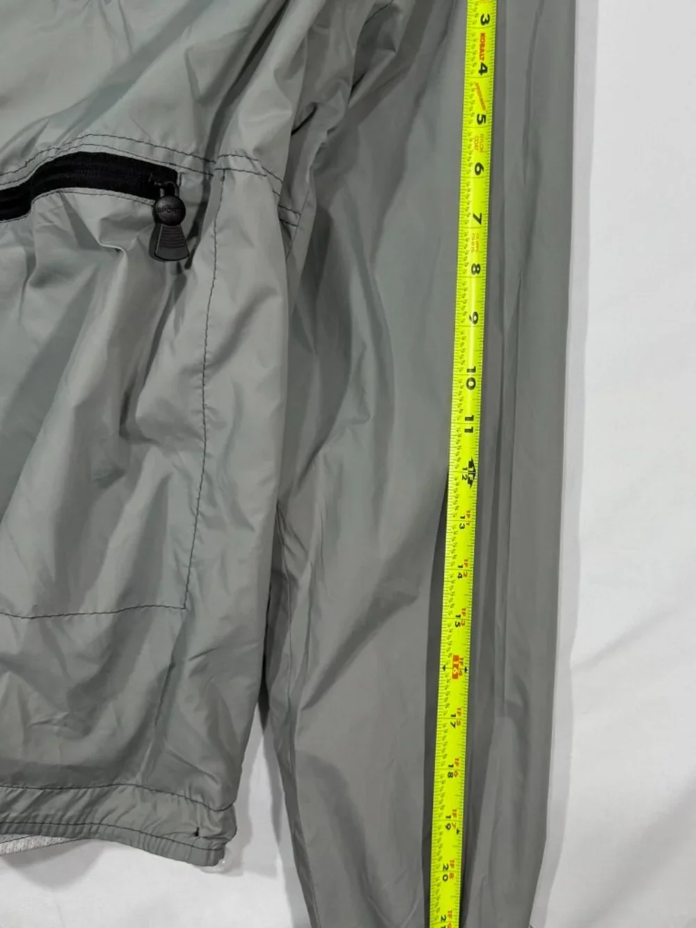 The North Face Men’s Fanorak Half-Zip Anorak Windbreaker Jacket Grey M Y2K..
